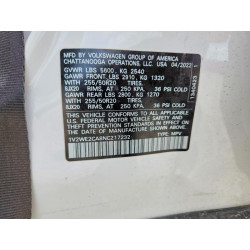 2022 VOLKSWAGEN ATLAS 1V2WE2CA8NC217232 56606606