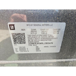 2020 CHEVROLET TRAVERSE 1GNERJKW0LJ303479 66105986