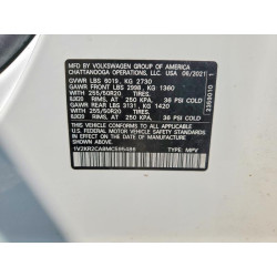 2021 VOLKSWAGEN ATLAS 1V2KR2CA8MC595486 64239106