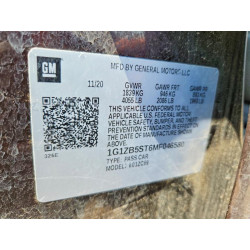 2021 CHEVROLET MALIBU 1G1ZB5ST6MF046580 60181456