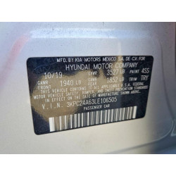 2020 HYUNDAI ACCENT 3KPC24A63LE106505 47221126