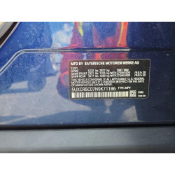 2022 BMW X5 5UXCR6C07N9K71186 64154296