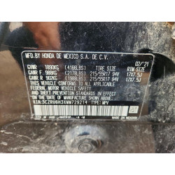 2021 HONDA HR-V 3CZRU6H3XMM729214 60963316
