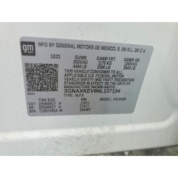 2022 CHEVROLET EQUINOX 3GNAXKEV6NL137154 62381456