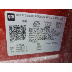2022 CHEVROLET EQUINOX 3GNAXWEV0NS106317 85973195
