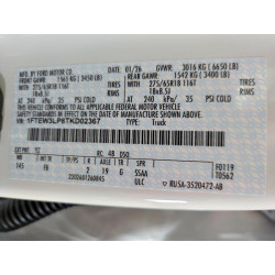 2026 FORD All Models 1FTEW3LP8TKD02367 60908106