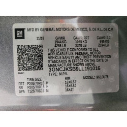 2020 CHEVROLET TRAX 3GNCJKSB9LL191016 63393296