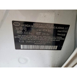 2021 HYUNDAI SONATA 5NPEG4JA9MH062974 65751196