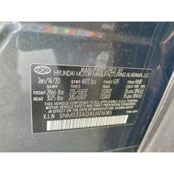 2020 HYUNDAI SANTA FE 5NMS33ADXLH216185 65869726