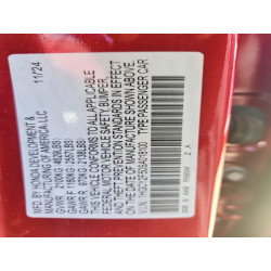 2025 HONDA ACCORD 1HGCY2F50SA018100 64029816