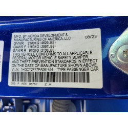 2023 HONDA ACCORD 1HGCY2F77PA061454 57195976