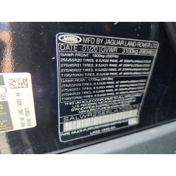 2020 LAND ROVER RANGEROVER SALWR2SE6LA725873 71060356