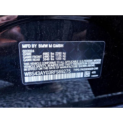 2024 BMW M3 WBS43AY03RFS69275 67305096