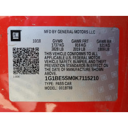 2019 CHEVROLET CRUZE