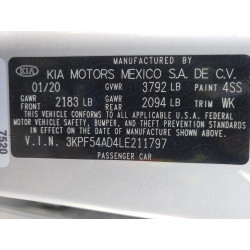 2020 KIA FORTE