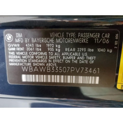 2007 BMW 3 SERIES