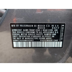 2017 VOLKSWAGEN JETTA