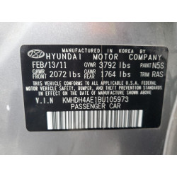 2011 HYUNDAI ELANTRA