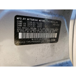 2020 MITSUBISHI MIRAGE