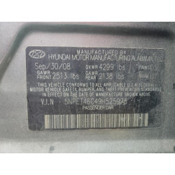 2009 HYUNDAI SONATA