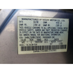 2008 NISSAN ALTIMA