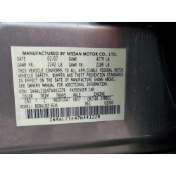 2007 NISSAN ALTIMA