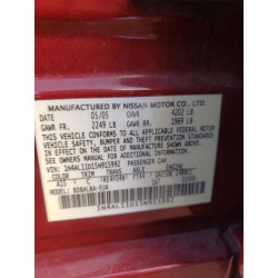 2005 NISSAN ALTIMA