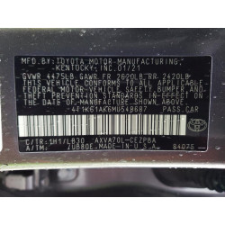 2021 TOYOTA CAMRY