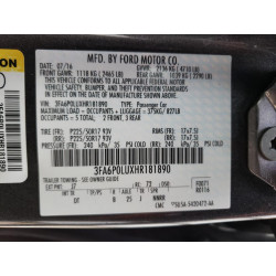 2017 FORD FUSION