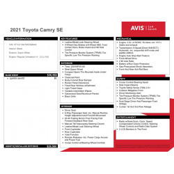 2021 TOYOTA CAMRY