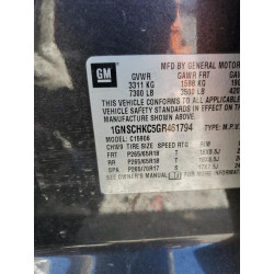 2016 CHEVROLET SUBURBAN