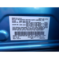 2014 MITSUBISHI OUTLANDER