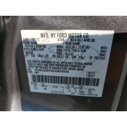 2012 FORD ESCAPE