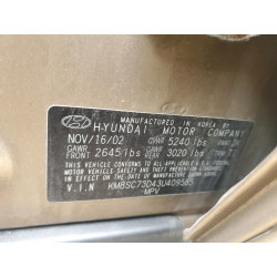 2003 HYUNDAI SANTA FE