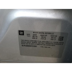 2012 CHEVROLET CRUZE
