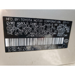 2011 LEXUS ES350