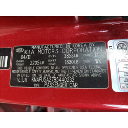2011 KIA FORTE