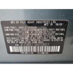 2010 SUBARU FORESTER