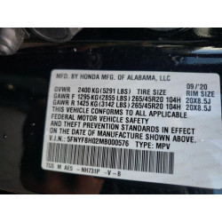 2021 HONDA PASSPORT