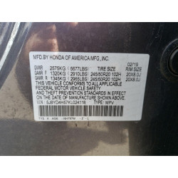 2019 ACURA MDX