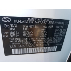 2019 HYUNDAI SANTA FE