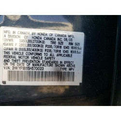 2005 HONDA PILOT