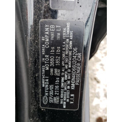 2006 HYUNDAI ELANTRA