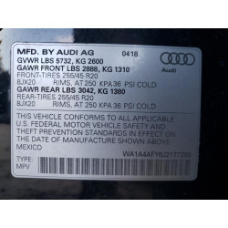 2018 AUDI SQ5