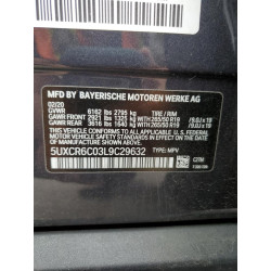 2020 BMW X5 5UXCR6C03L9C29632 55221213