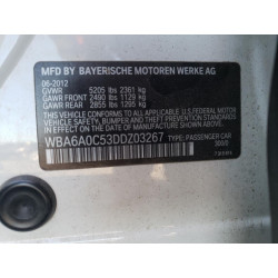 2013 BMW 6 SERIES