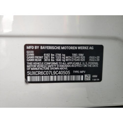 2020 BMW X5 5UXCR6C07L9C40505 54733163