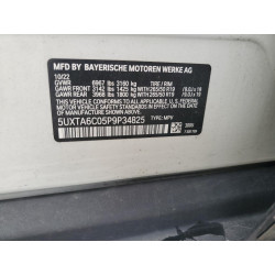 2023 BMW X5 5UXTA6C05P9P34825 57296173