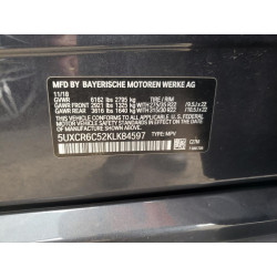 2019 BMW X5 5UXCR6C52KLK84597 55774473
