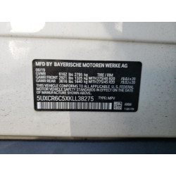 2019 BMW X5 5UXCR6C5XKLL38275 52343133